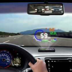 A8 OBD2 HUD Samochodowy Wyświetlacz Head-Up – Projekcja na szybę